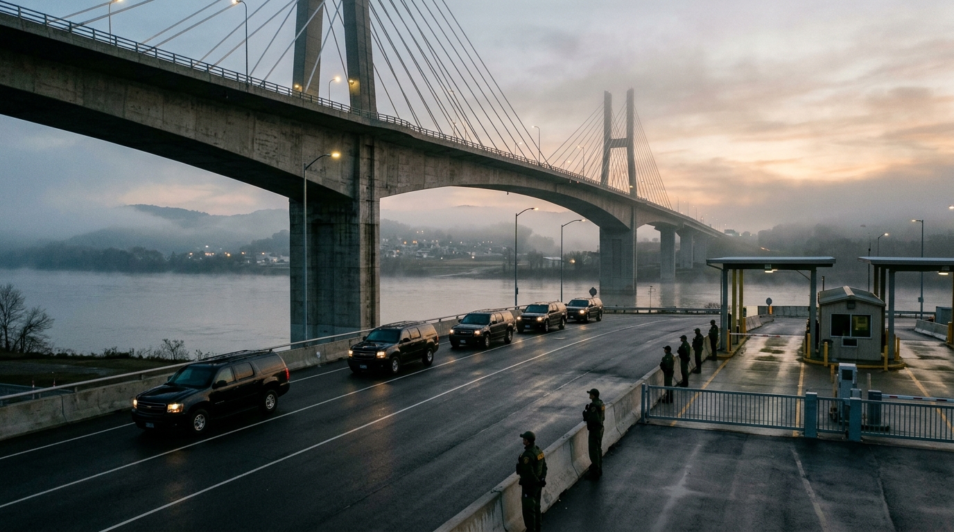 Kim Jong-un Crosses New Bridge to China in First Visit in Over a Year